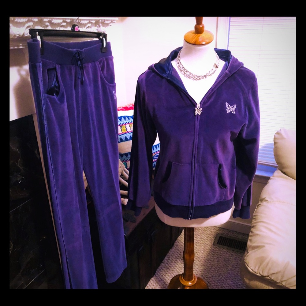 Royal Majesty Purple Luxury Warm Up Set 💕